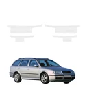 GrizzGlass HeavyDuty White Door Sill Protective Film Skoda Octavia Kombi (1996-2010) [4in1]