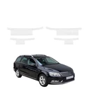GrizzGlass HeavyDuty White Door Sill Protective Film Volkswagen Passat B7 Variant (2010-2014) [4in1]