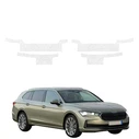 GrizzGlass HeavyDuty White Door Sill Protective Film Skoda Superb 4 Combi (2024-2026) [4in1]
