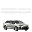 GrizzGlass HeavyDuty White Door Sill Protective Film Toyota Corolla Kombi Facelift (2022-2026) [4in1]