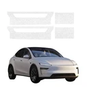 GrizzGlass HeavyDuty White Door Sill Protective Film Tesla Model Y Juniper (2024-2025) [4in1]