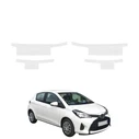 GrizzGlass HeavyDuty White Door Sill Protective Film Toyota Yaris (2011-2016) [4in1]