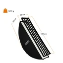 Walimex Pro Softbox Essential Striplight 30x120