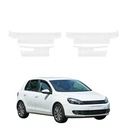 GrizzGlass HeavyDuty White Door Sill Protective Film Volkswagen Golf 6 Hatchback 5D (2008-2013) [4in1]