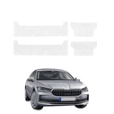 GrizzGlass HeavyDuty White Door Sill Protective Film Skoda Superb 4 Liftback (2024-2026) [4in1]