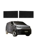 GrizzGlass HeavyDuty Black Front Door Sill Without Notch Protective Film Fiat Scudo (2024-2026) [2in1]