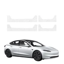 GrizzGlass HeavyDuty White Door Sill Protective Film Tesla Model 3 (2021-2025) [4in1]