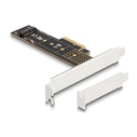 Κάρτα Δικτύου PCIe Delock x4 σε M.2 M Key 110mm 89836, NVMe
