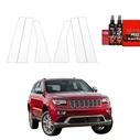 GrizzGlass BodyShield Car Pillar Protective Film Jeep Grand Cherokee 4 (2010-2021) [6in1]