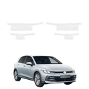 GrizzGlass HeavyDuty White Door Sill Protective Film Volkswagen Golf 8 Variant (2024-2026) [4in1]