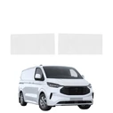 GrizzGlass HeavyDuty Clear Front Door Sill Protective Film Ford Transit Custom (2022-2026) [2in1]