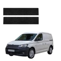 GrizzGlass HeavyDuty Black Front Door Sill Without Notch Protective Film Volkswagen Caddy Cargo (2020-2026) [2in1]