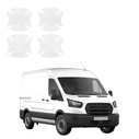 GrizzGlass HeavyDuty White Door Handle Protective Film Ford Transit (2020-2026) [4in1]