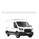 GrizzGlass HeavyDuty Clear Left Cargo Door Sill Protective Film Ford Transit (2020-2026)