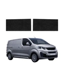 GrizzGlass HeavyDuty Black Front Door Sill Without Notch Protective Film Peugeot Expert (2024-2026) [2in1]