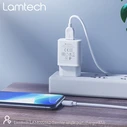 Φορτιστής Πρίζας Lamtech USB Travel Charger 2,1A WHITE