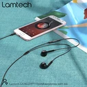 Handsfree Ακουστικά Lamtech Stereo 3,5mm JACK Black