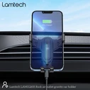 Βάση Κινητού Αυτοκινήτου Lamtech ROCK AIR OUTLET IN-CAR Black
