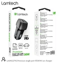 Φορτιστής Αυτοκινήτου Lamtech PREMIUM FAST IN-Type-C PD30W Black