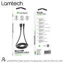 Καλώδιo USB Lamtech Data Micro 2m Black