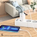 Φορτιστής Πρίζας Lamtech USB QC3.0/Type-C 20W