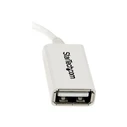 Καλώδιο USB StarTech Micro to USB OTG 12cm - On The Go - White - Typ B - 12.7 cm