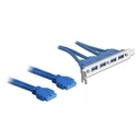 Καλώδιο USB DeLock Slot bracket - 19-pin USB 3.0 head to USB type A - 40 cm