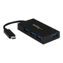 USB Hub StarTech 3.0 - USB-C to 4x USB-A - Includes power adapter - Compact - Type C - 4 ports