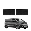 GrizzGlass HeavyDuty Black Front Door Sill Without Notch Protective Film Toyota Proace (2024-2026) [2in1]