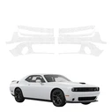 GrizzGlass HeavyDuty White Front Protective Film Dodge Challenger GT (2015-2023) [8in1]