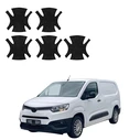 GrizzGlass HeavyDuty Black Door Handle Protective Film Toyota Proace City (2018-2026) [5in1]