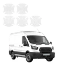GrizzGlass HeavyDuty White Door Handle Protective Film Ford Transit (2020-2026) [5in1]