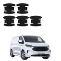 GrizzGlass HeavyDuty Black Door Handle Protective Film Ford Transit Custom (2022-2026) [5in1]