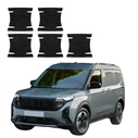 GrizzGlass HeavyDuty Black Door Handle Protective Film Ford Transit Courier (2024-2026) [5in1]