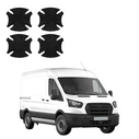 GrizzGlass HeavyDuty Black Door Handle Protective Film Ford Transit (2020-2026) [4in1]