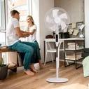 Ανεμιστήρας Δαπέδου Λευκός Αθόρυβος 16 Osio OSF-9015