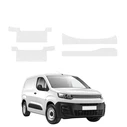 GrizzGlass HeavyDuty Clear Door Sill With Notches Protective Film Citroen Berlingo VAN (2018-2026) [4in1]