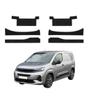 GrizzGlass HeavyDuty Black Door Sill With Notches Protective Film Opel Combo Cargo (2018-2026) [6in1]
