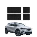 GrizzGlass HeavyDuty Black Door Sill Protective Film Renault Captur (2019-2023) [4in1]