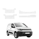 GrizzGlass HeavyDuty White Door Sill With Notches Protective Film Citroen Berlingo VAN (2018-2026) [4in1]