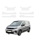 GrizzGlass HeavyDuty White Door Sill With Notches Protective Film Opel Combo Cargo (2018-2026) [6in1]
