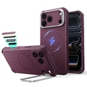 ESR Cyber Tough Kickstand MagSafe Apple iPhone 17 Pro / 18 Pro Deep Burgundy