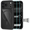 Tech-Protect MagOne MagSafe CC + Glass 2-pack Apple iPhone 17 Pro / 18 Pro Black/clear