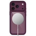 Tech-Protect MagOne MagSafe CC + Glass 2-pack Apple iPhone 17 Pro / 18 Pro Dark Cherry/clear