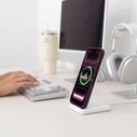 Tech-Protect MagOne MagSafe CC + Glass 2-pack Apple iPhone 17 Pro / 18 Pro Dark Cherry/clear