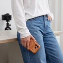 Tech-Protect MagOne MagSafe CC + Glass 2-pack Apple iPhone 17 Pro Max / 18 Pro Max Cosmic Orange/clear