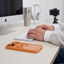 Tech-Protect MagOne MagSafe CC + Glass 2-pack Apple iPhone 17 Pro Max / 18 Pro Max Cosmic Orange/clear