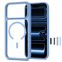 Tech-Protect MagOne MagSafe CC + Glass 2-pack Apple iPhone 17 Pro Max / 18 Pro Max Light Blue/clear
