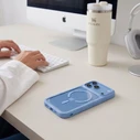 Tech-Protect MagOne MagSafe CC + Glass 2-pack Apple iPhone 17 Pro Max / 18 Pro Max Light Blue/clear