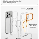 Spigen Ultra Hybrid Optik S MagSafe Apple iPhone 17 Pro / 18 Pro Clear/orange